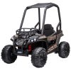 Aosom 12V Kids UTV, Battery Powered Electric Ride on Car with Music, Lights, MP3/USB, Suspension System & Remote Control