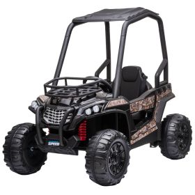 Aosom 12V Kids UTV, Battery Powered Electric Ride on Car with Music, Lights, MP3/USB, Suspension System & Remote Control