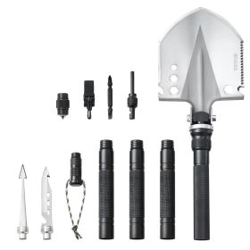 Survival Shovel 13 in 1 Camping Shovel Folding Multitool Portable Compact