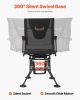 Hunting Chair 360Â° Swivel Silent Foldable Blind Chair Armrests Anti-Sink Feet