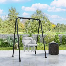 Hammock Swing Chair (Option: Gray-830x830x60 mm)