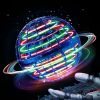 Flying Orb Ball Toy; Magic Hand Controlled Spinner Mini Drone; Fly Orb With 360Â° Rotating Spinning LED Light Christmas Or New Year Gifts
