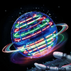 Flying Orb Ball Toy; Magic Hand Controlled Spinner Mini Drone; Fly Orb With 360Â° Rotating Spinning LED Light Christmas Or New Year Gifts