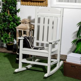 Outdoor Rocking Chair (Option: Light Gray-1150x610x180 mm)
